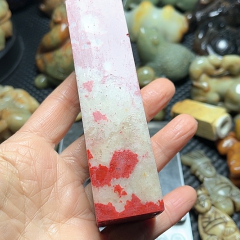 白玉菩提吊坠摆件