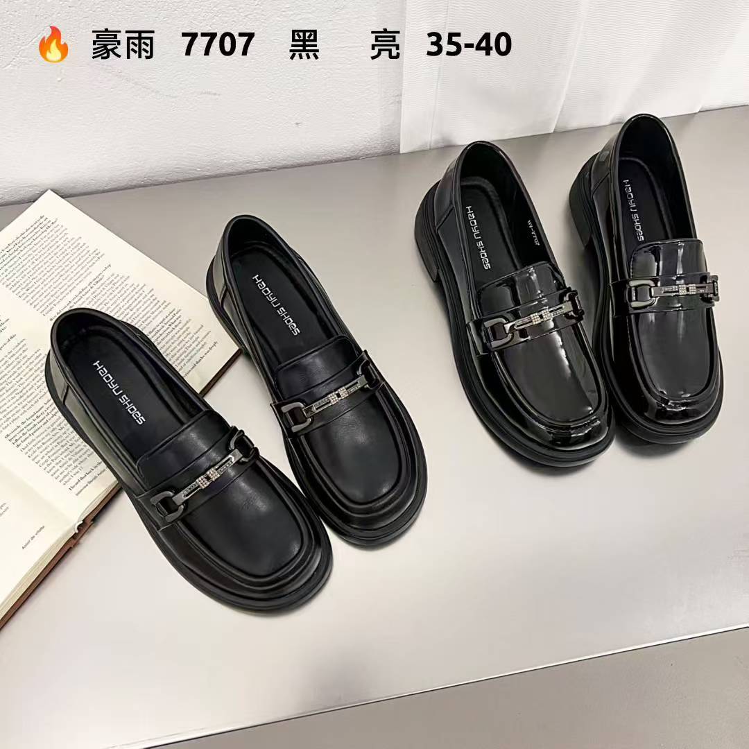 ～乐福鞋～2025年新款女鞋平底简单防滑舒适超软好穿软底百搭