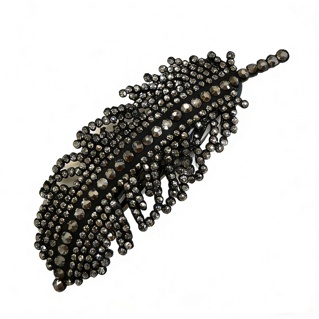 树叶掰掰夹女复古原创设计优雅头饰发夹气质网红 4014