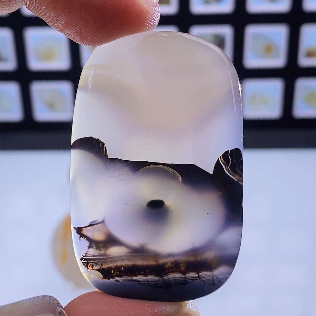 玛瑙/玉髓未镶嵌吊坠(不含链)713