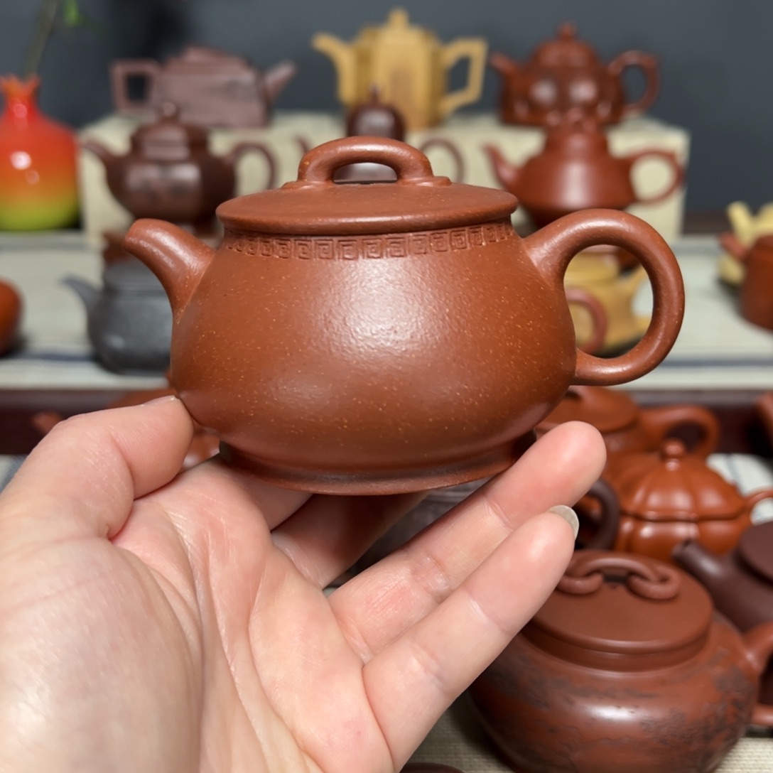 紫砂茶壶当***风宜兴紫砂