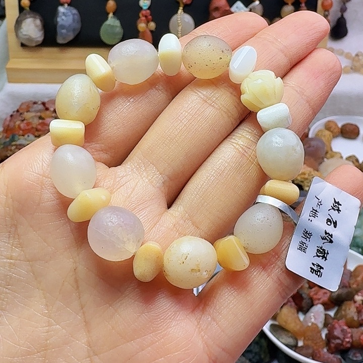玛瑙/玉髓手链合金