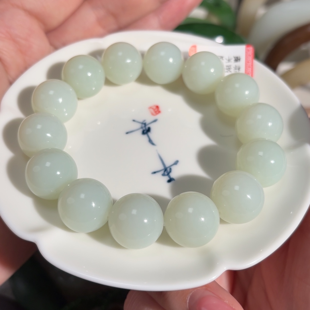 和田玉珠子16未镶嵌