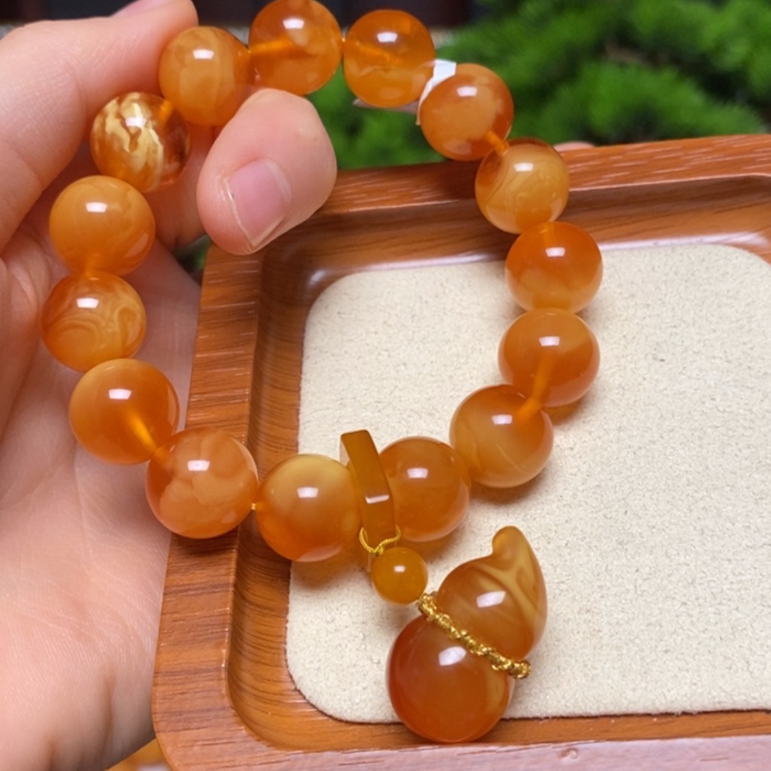 【闪购商品】手链蜜蜡未镶嵌手串