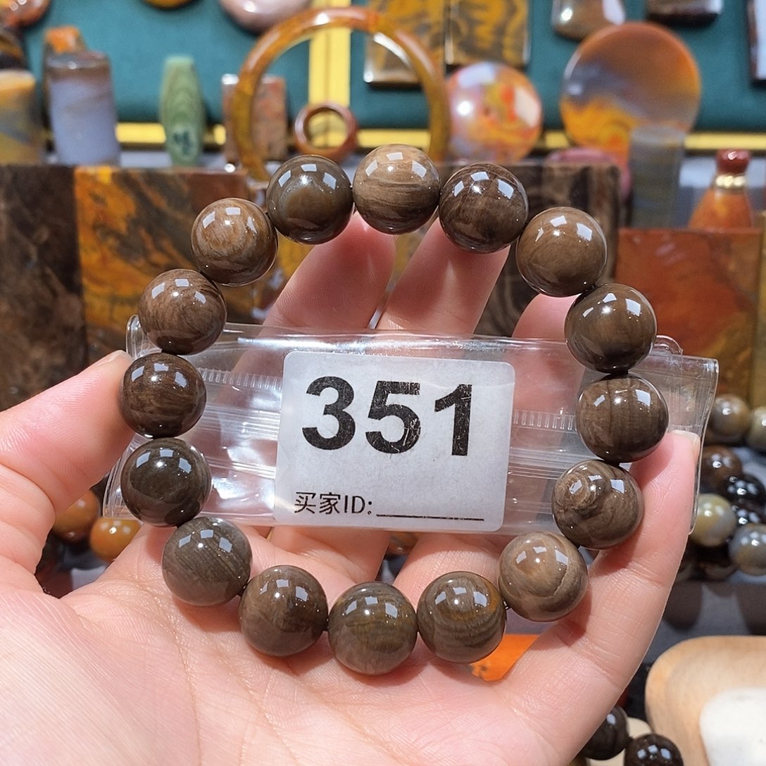 硅化玉天然北票硅化玉手串未镶嵌天然北票硅化玉手串