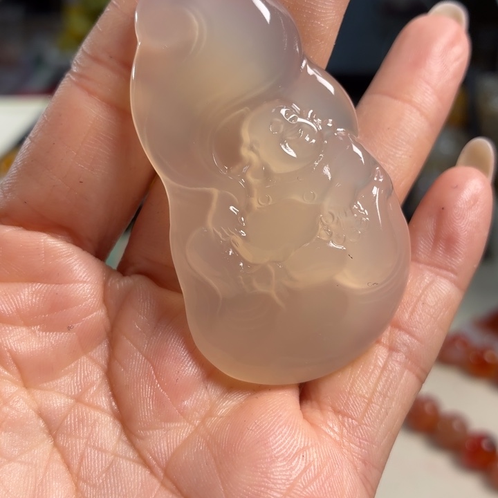 玛瑙/玉髓未镶嵌吊坠(不含链)