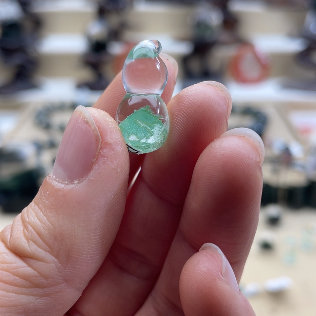 水晶颈饰未镶嵌翠幽灵金字塔葫芦