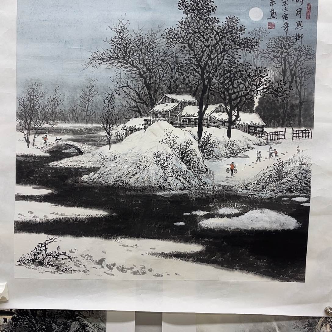 国画杜平68/68水墨山水系列