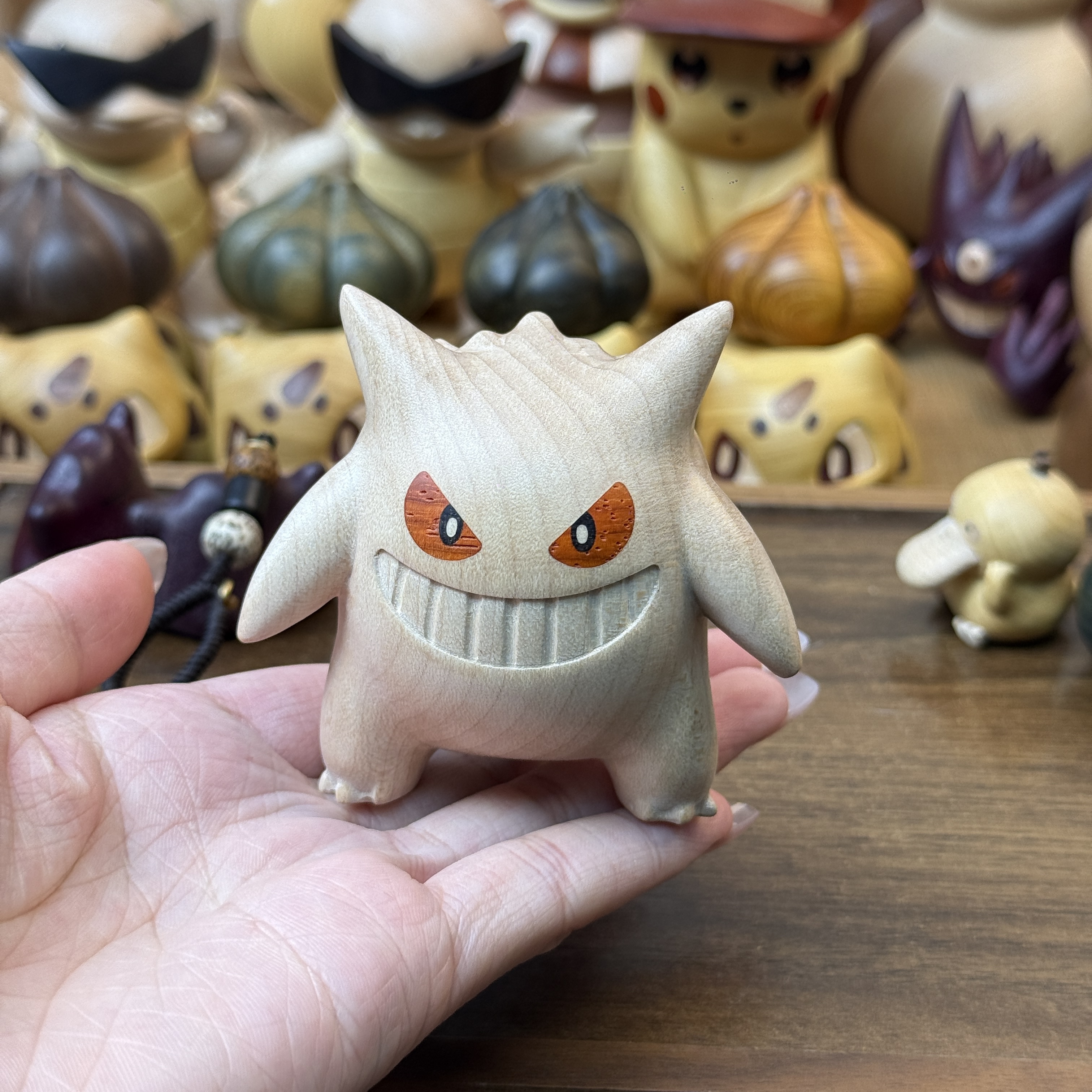 天然紫芯苏木耿鬼雕刻桌面摆件