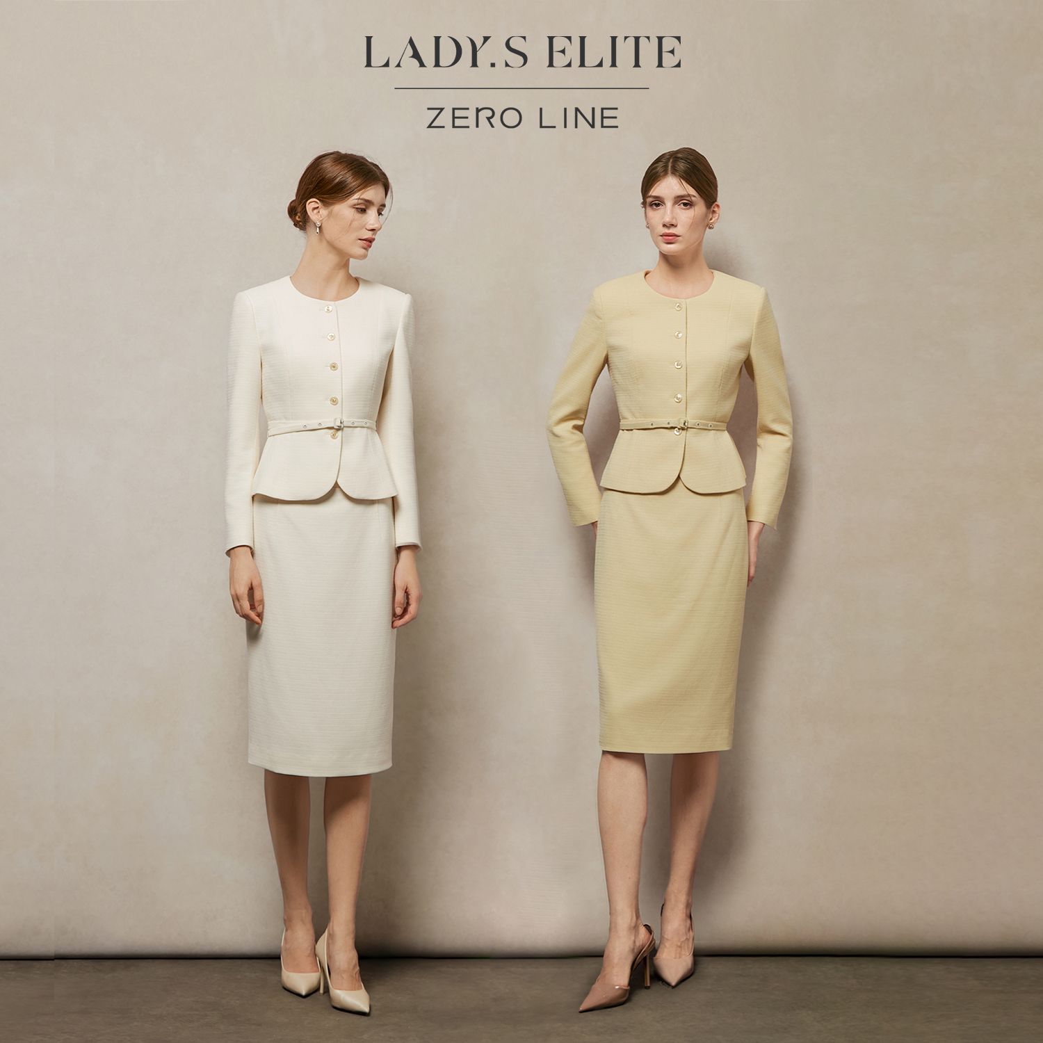 LadySElite【香草玛德琳】西装女半身裙套装包臀裙琥珀流光25新款