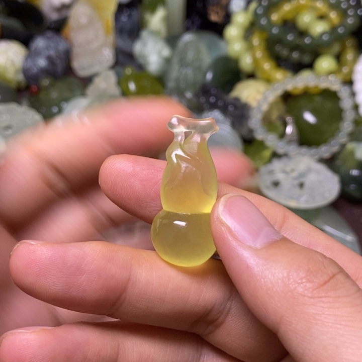 岫玉未镶嵌岫玉颈饰