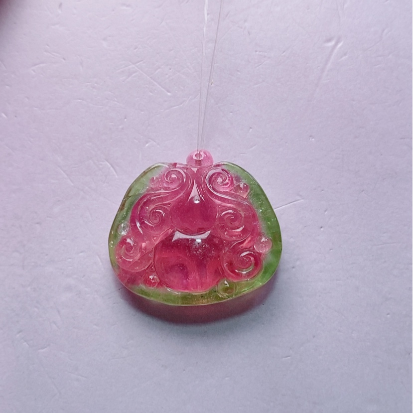 【闪购商品】碧玺颈饰未镶嵌碧玺吊坠