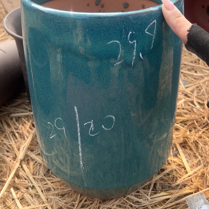 红陶紫砂兰花盆微瑕