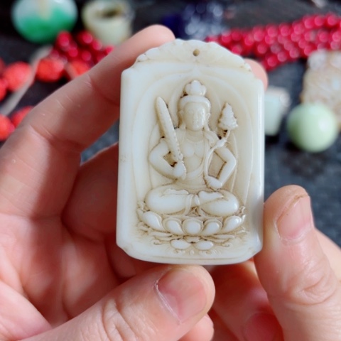 紫金钵盂菩提把件