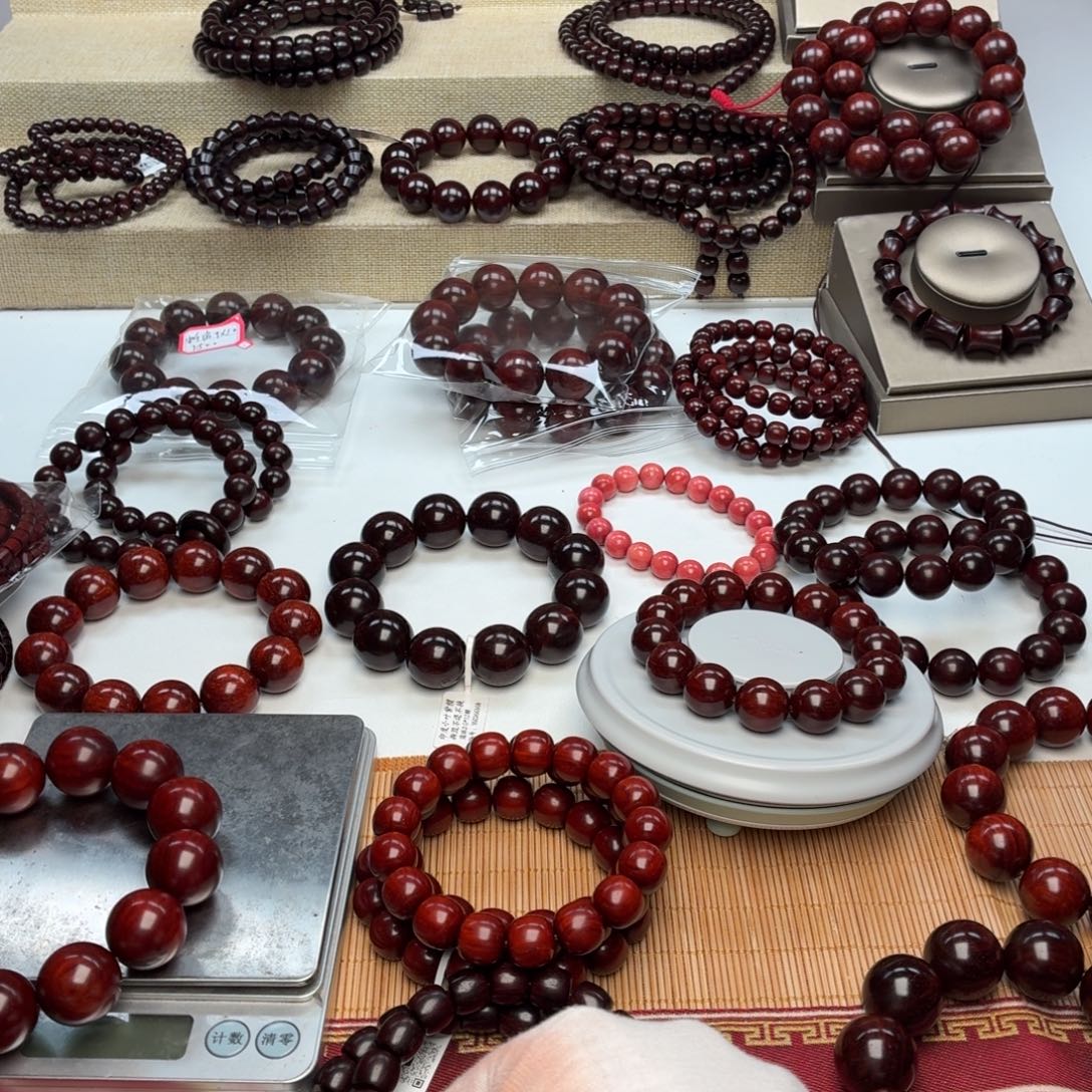 埋***面小叶紫檀手串/手链