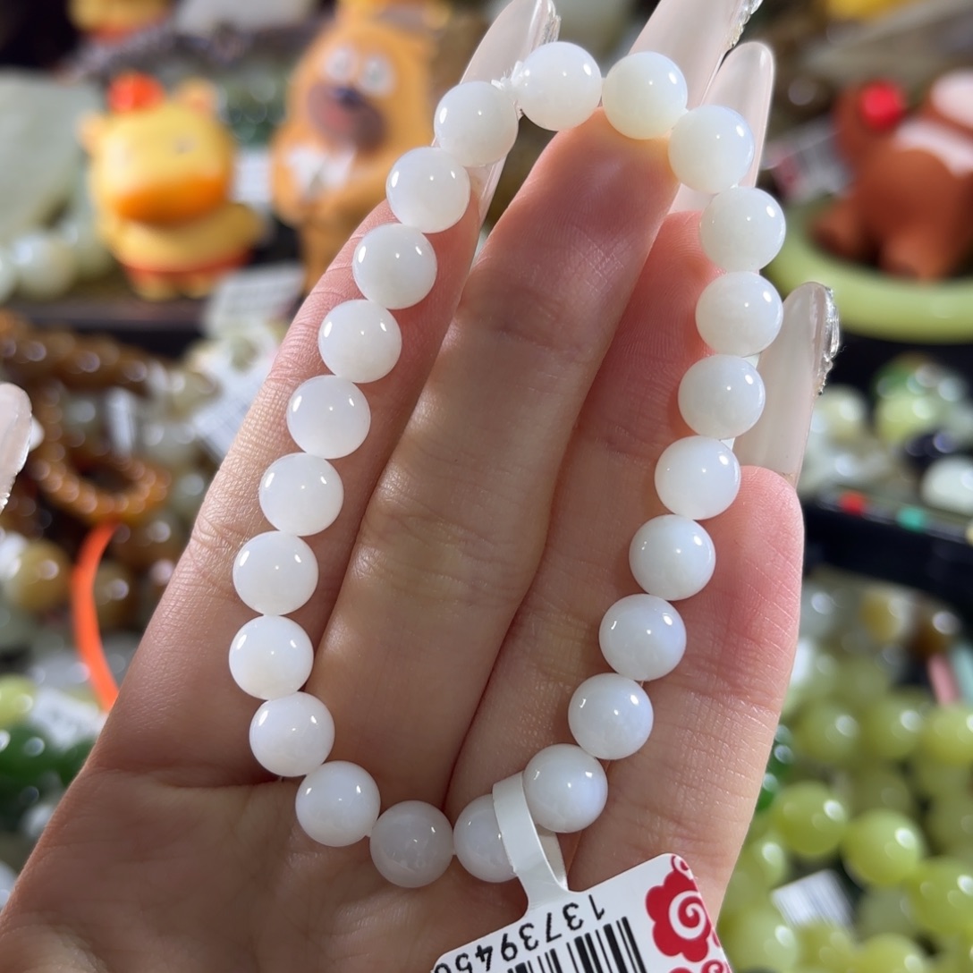 和田玉未镶嵌手链114