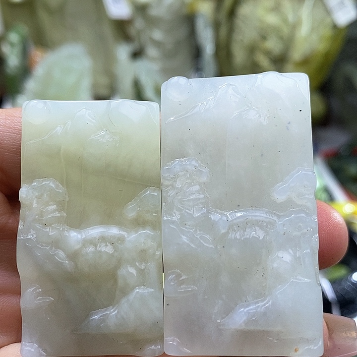 岫玉岫玉吊坠未镶嵌
