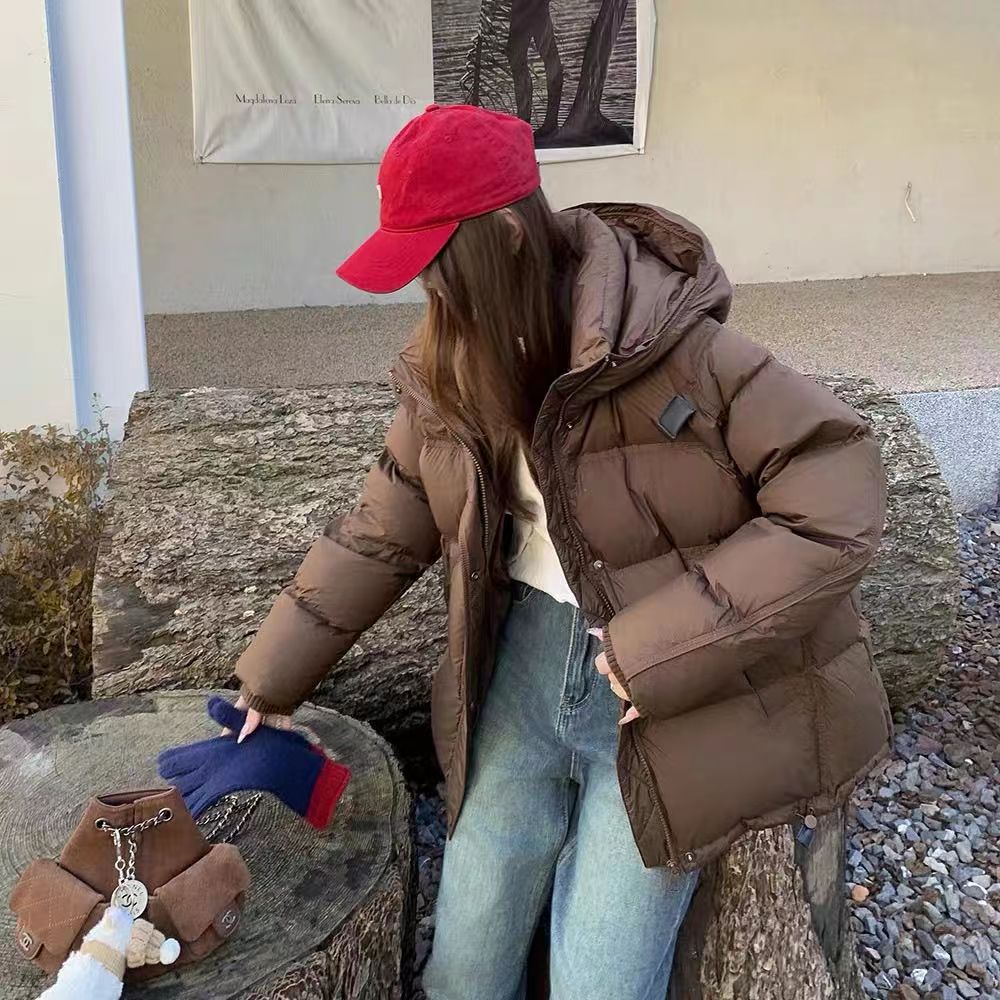 22【菲斯特】韩版时尚杂款女装高端套女冬季保暖连帽中长款收腰百搭