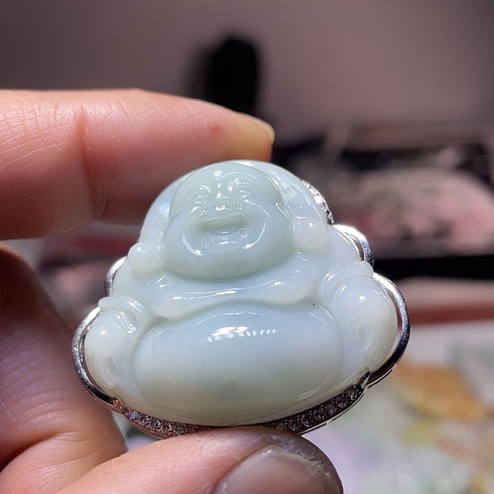 青***玉翡翠未镶嵌吊坠(不含链)