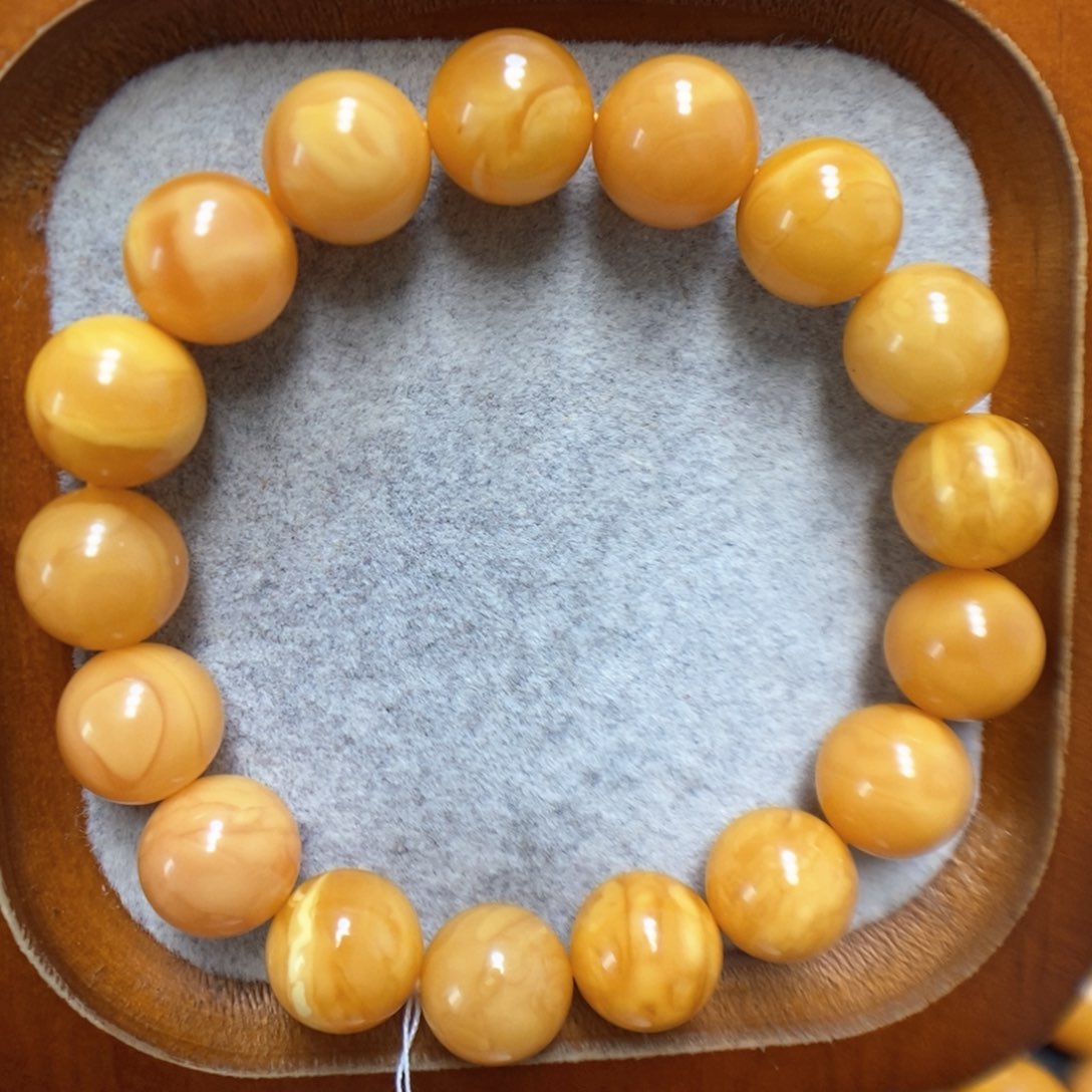 蜜蜡手串未镶嵌蜜蜡