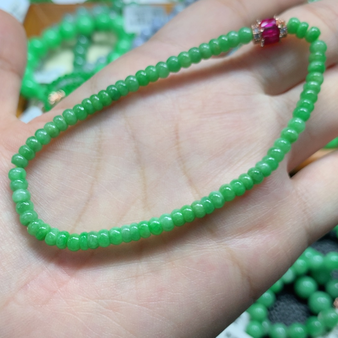 未镶嵌手链翡翠翡翠