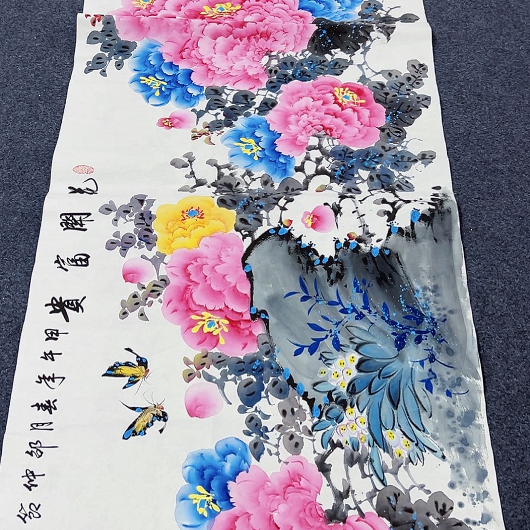国画事事顺心如意万事如意万事