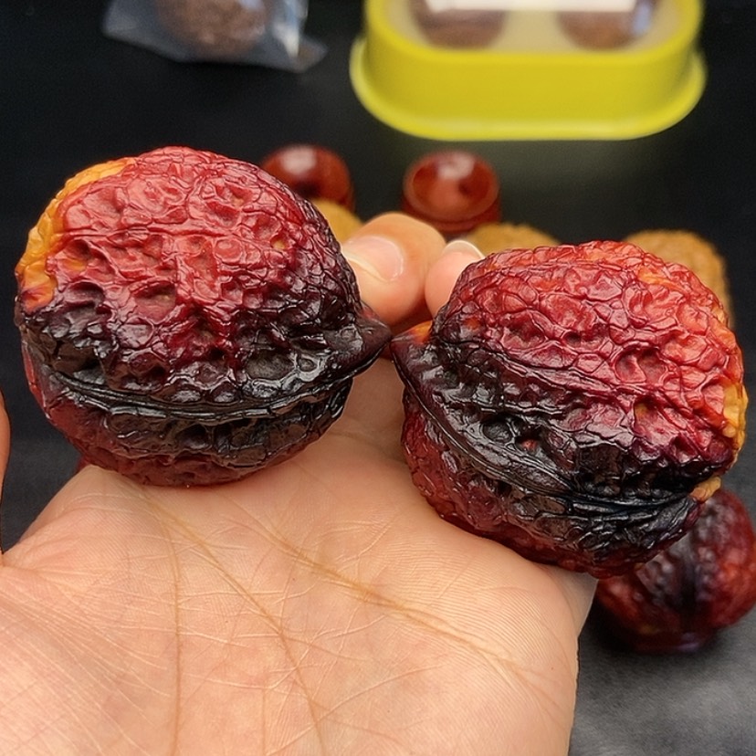 【闪购商品】把件文玩核桃46尺蟾祖72克