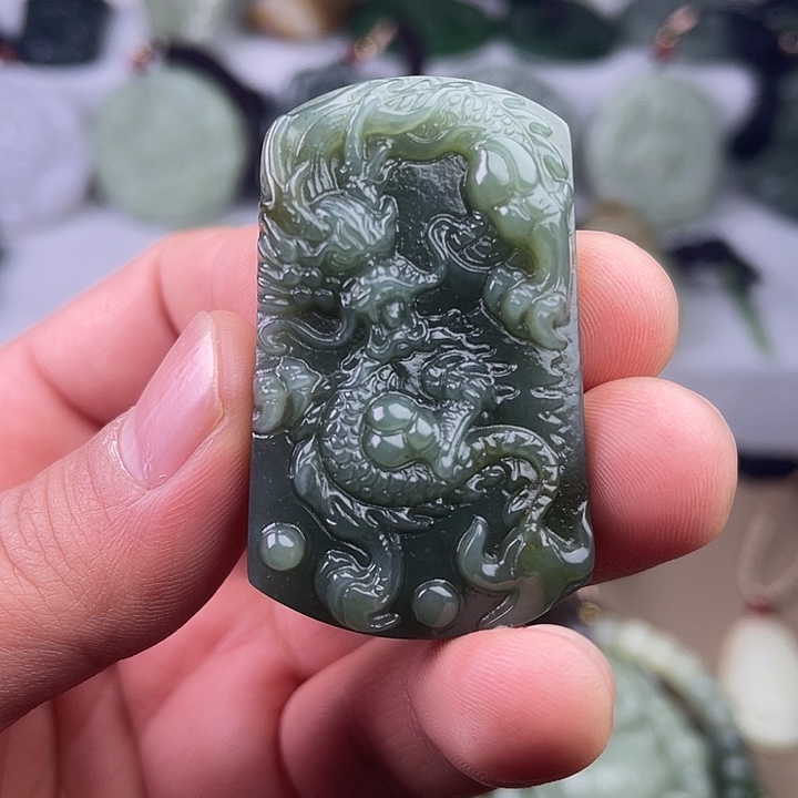 和田玉吊坠(不含链)未镶嵌