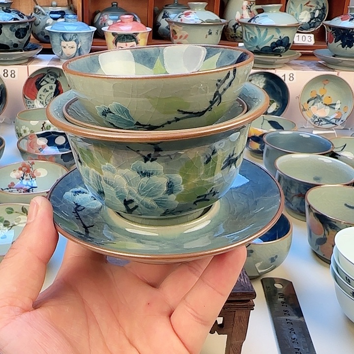 姐*景德镇陶瓷陶瓷杯茶具新品