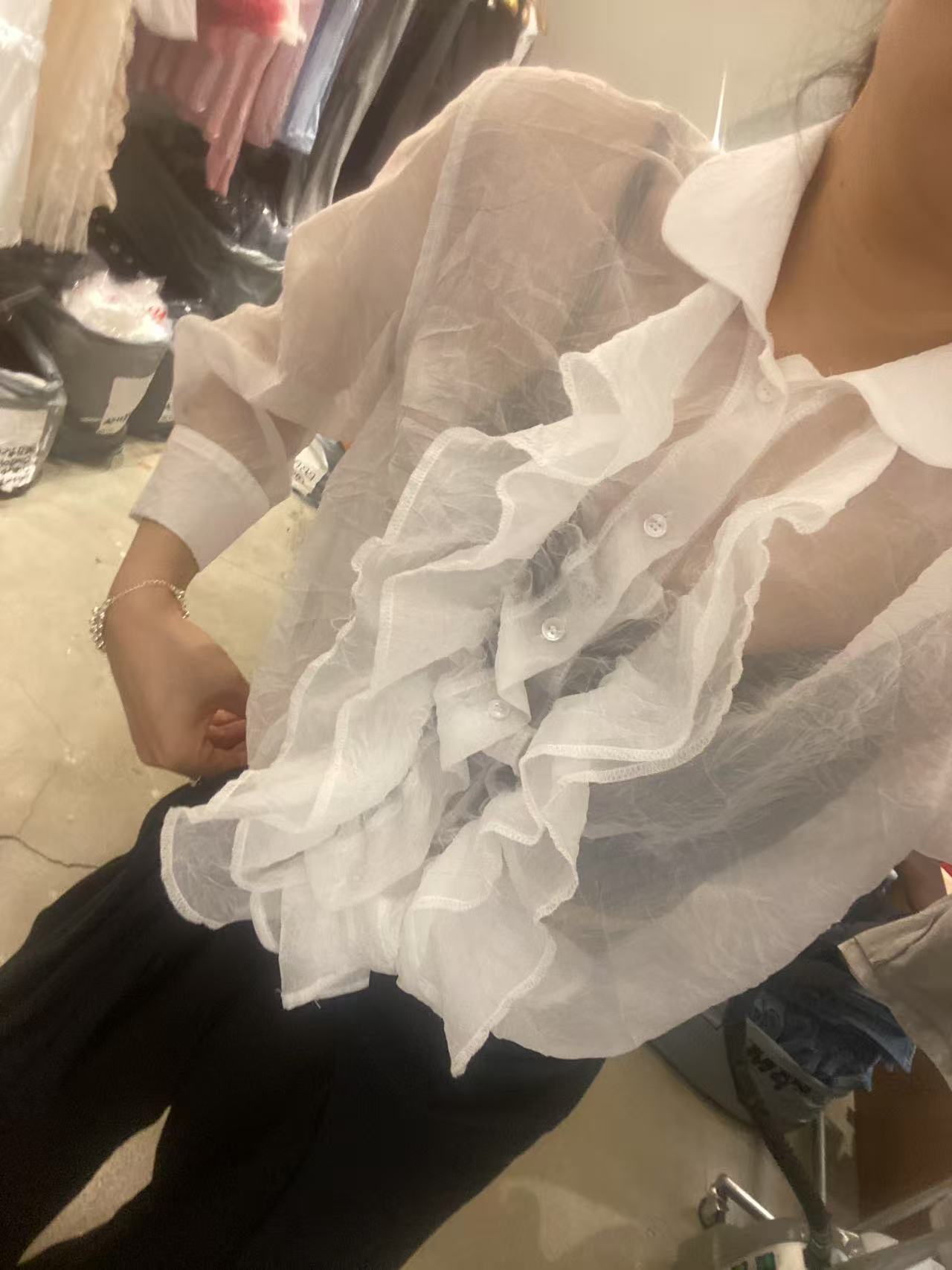 韩国东大门正品女装时尚衬衫061709（NO退NO换）