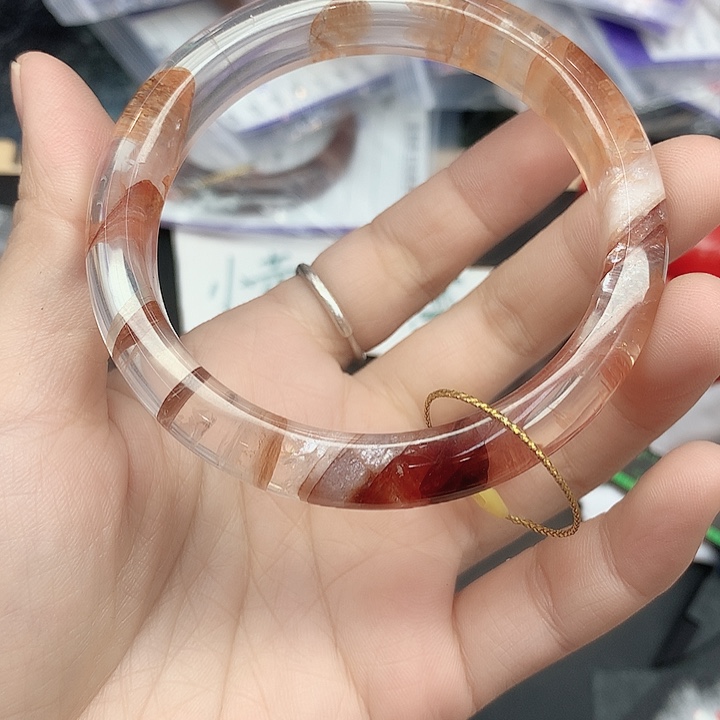 黄晶手镯未镶嵌139（59世世代代