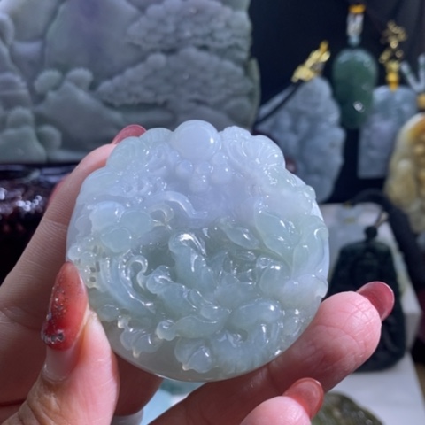 【闪购商品】颈饰未镶嵌翡翠广*花
