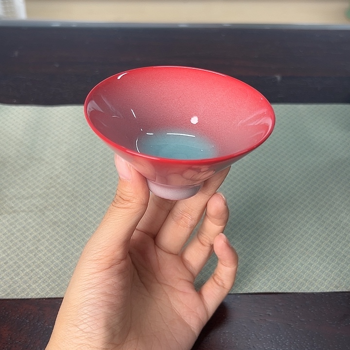 龙泉云间青瓷小米茶器