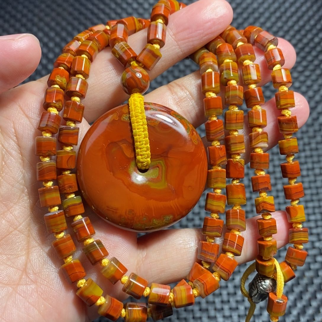 玛瑙/玉髓战国红未镶嵌