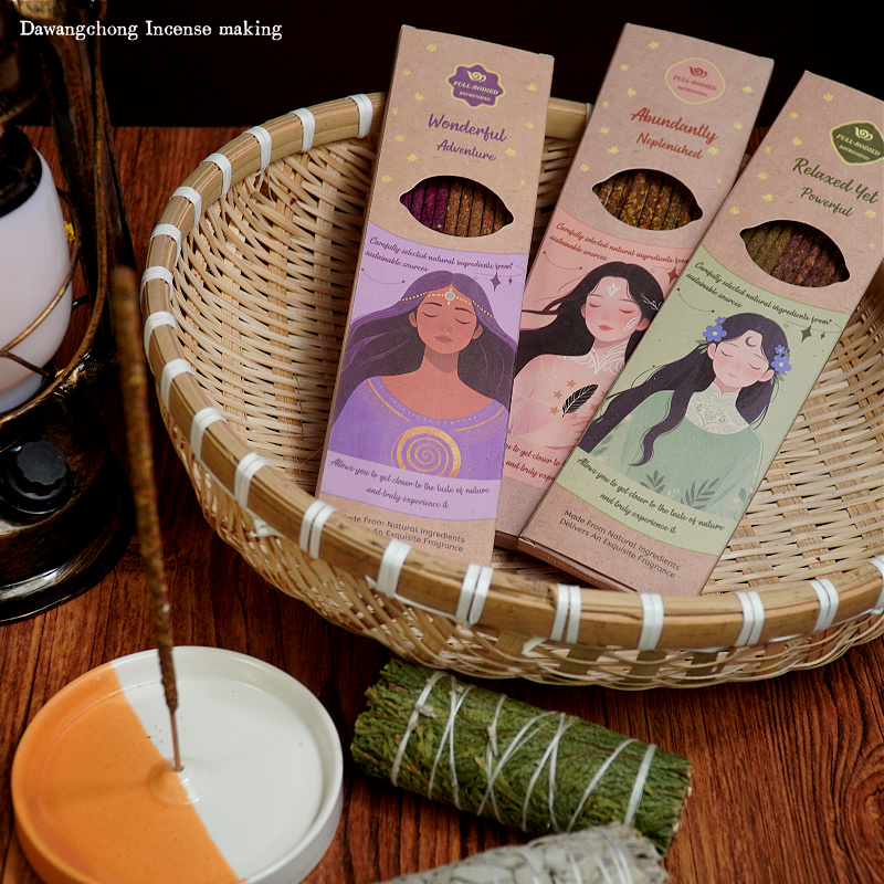 【新品】阿根廷手工天然线香香薰棒室内持久线香礼物香薰条套装桂花