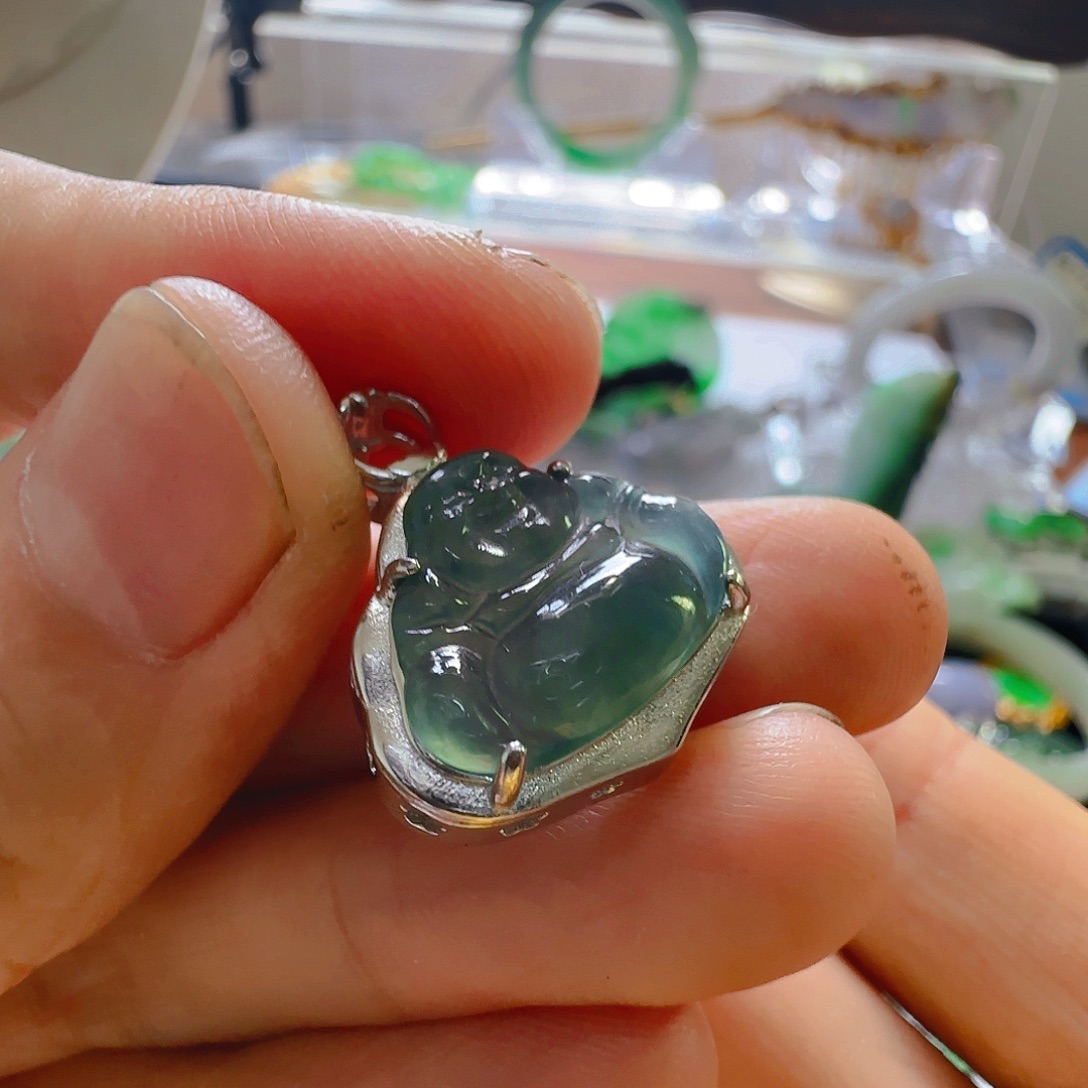 翡翠戒指未镶嵌翡翠58