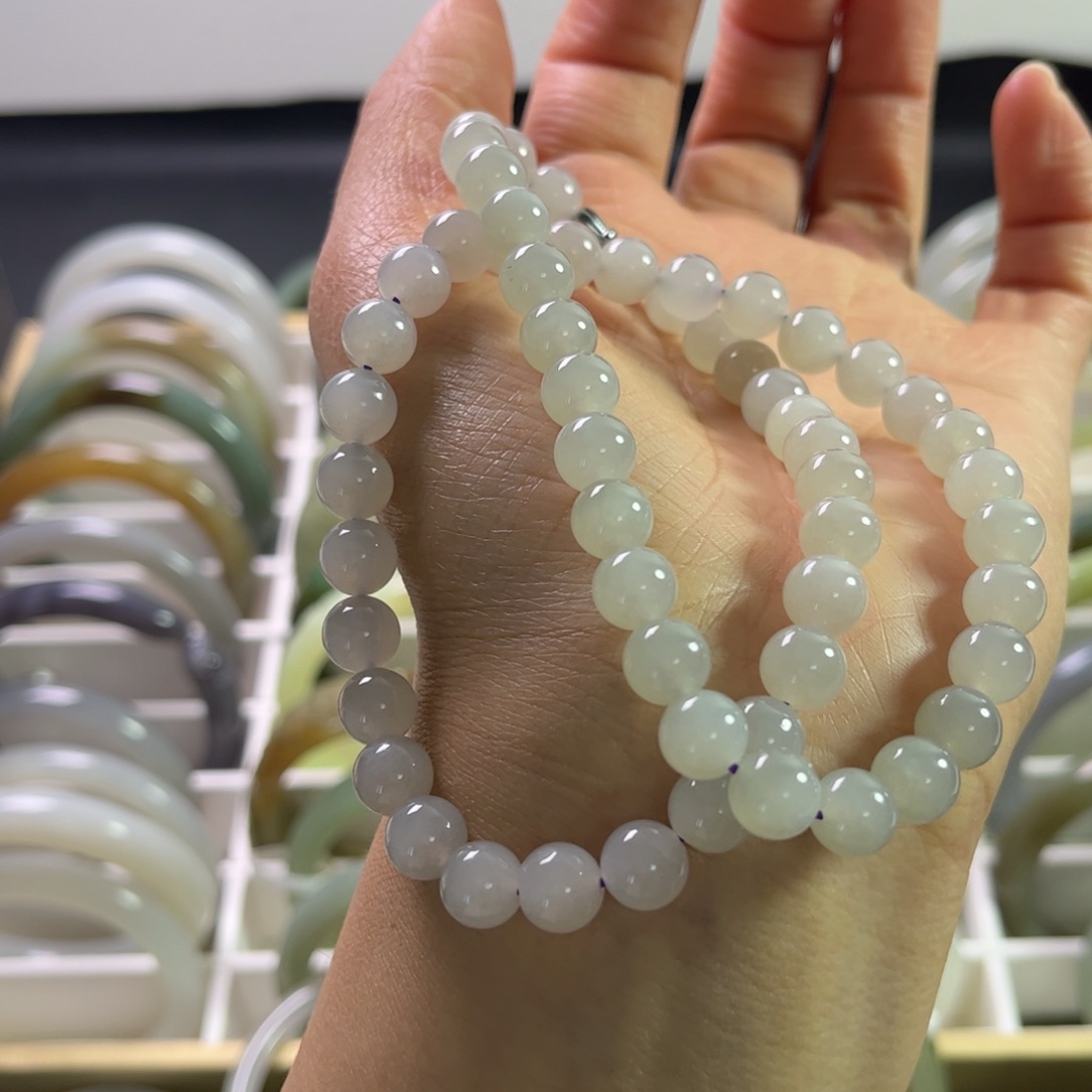 和田玉未镶嵌项链