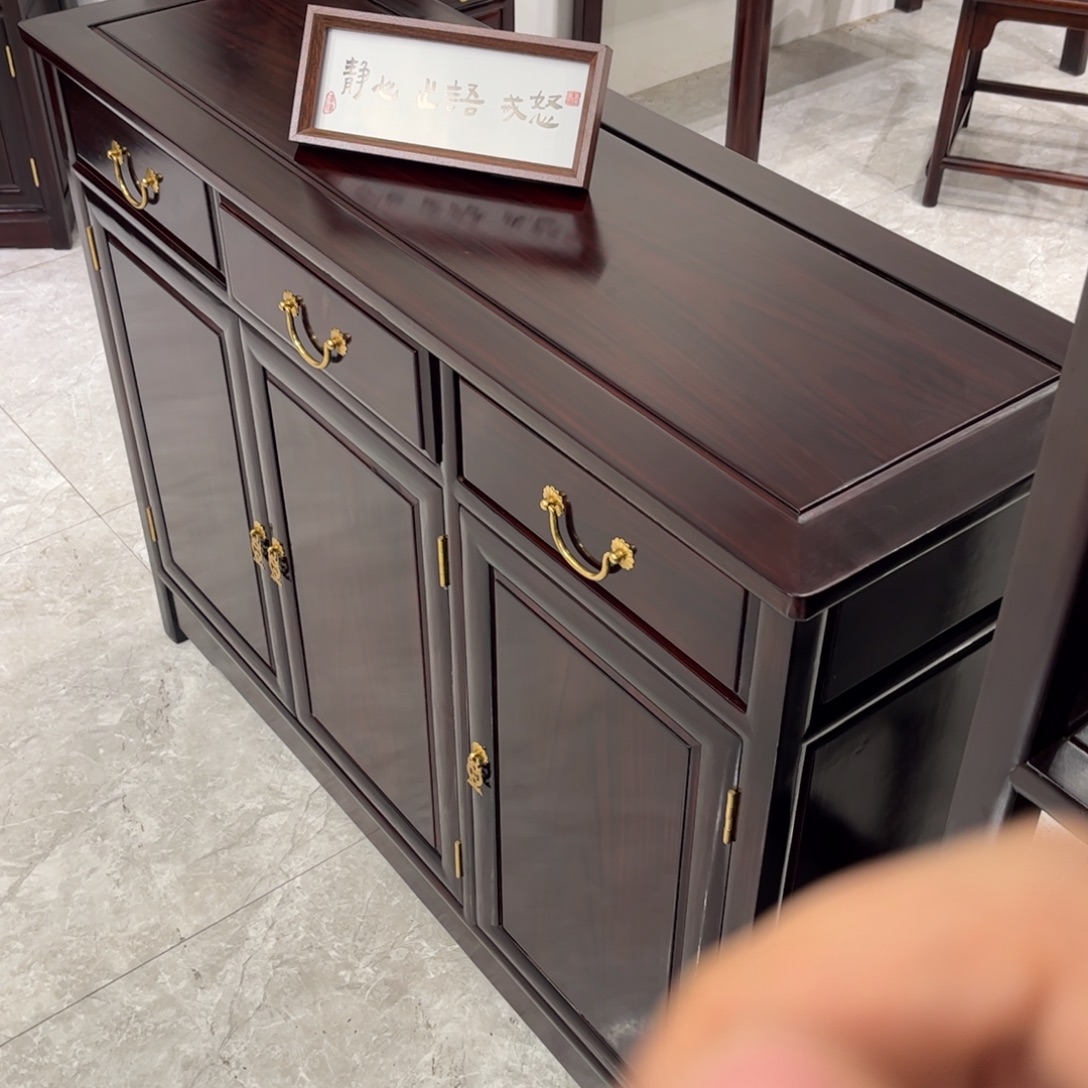 储物柜黑酸枝木类餐边柜