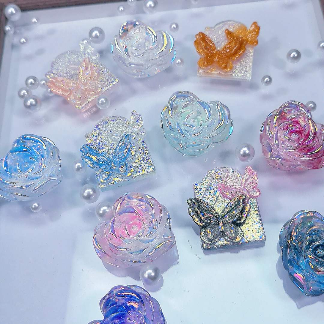 【蝶恋花】夜光花花手工diy配件