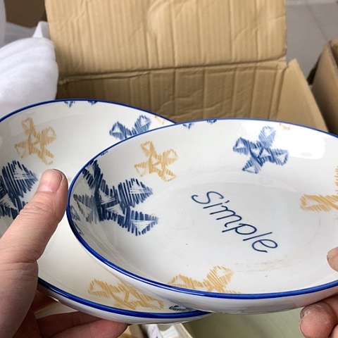 盘陶瓷制品满25拼单发货默认微瑕