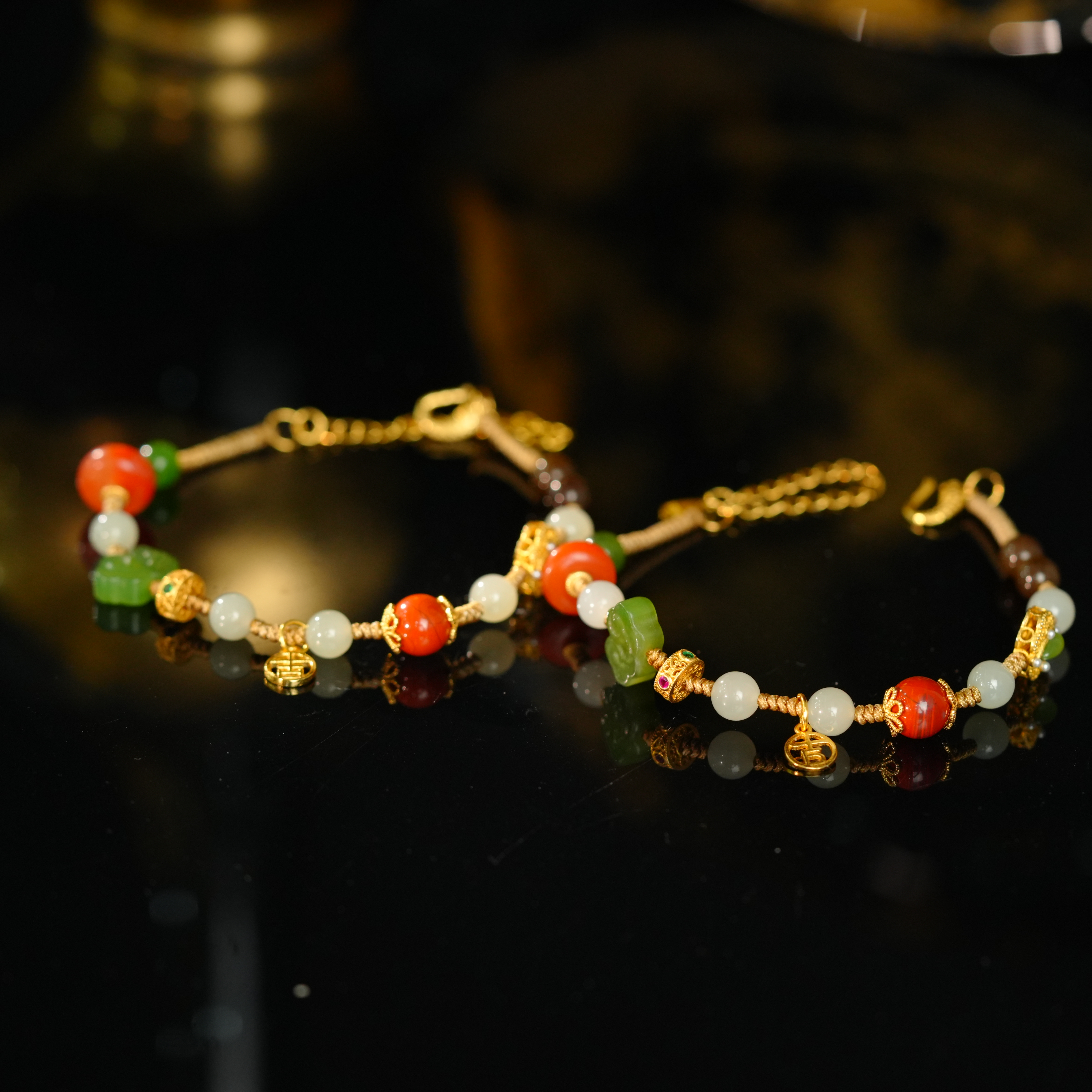 星俊|和田玉DIY手链【多样性发一件 】28-2JL02X18