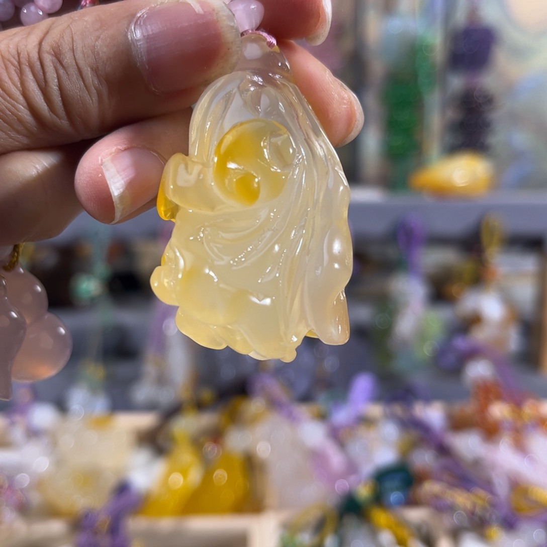 玛瑙/玉髓车挂未镶嵌