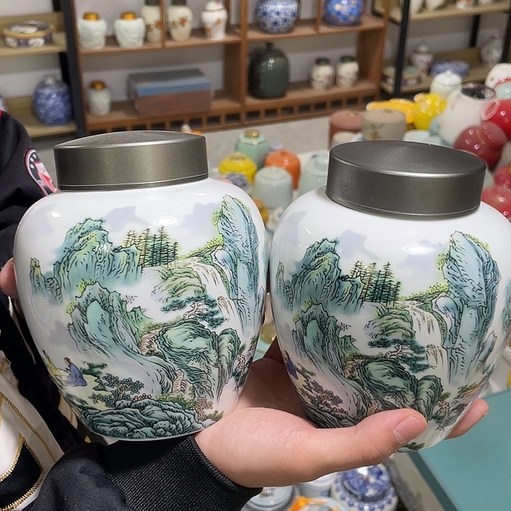 陶瓷罐茶叶罐密封罐