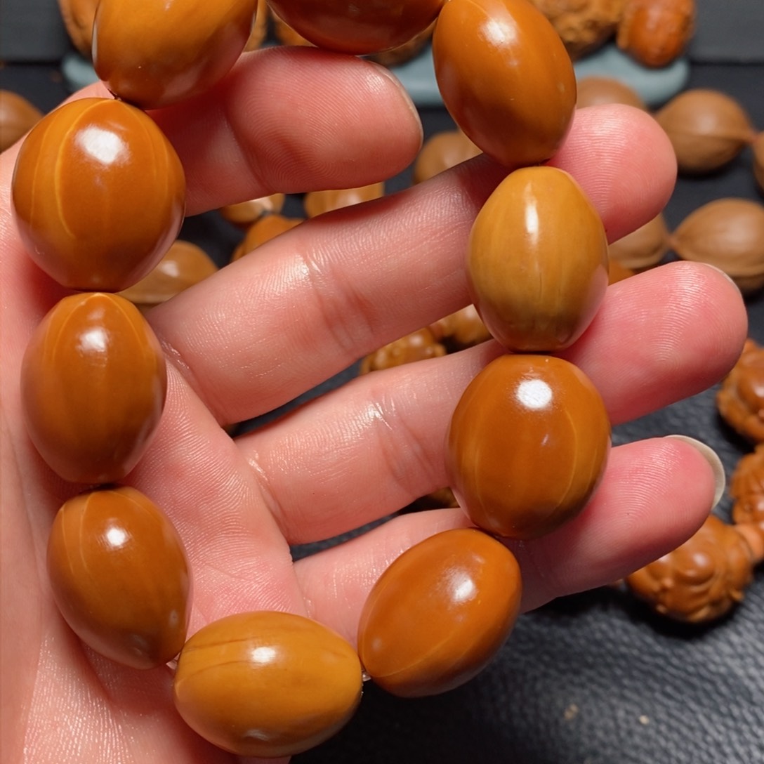 橄榄核手串/手链四花梅林老树铁核