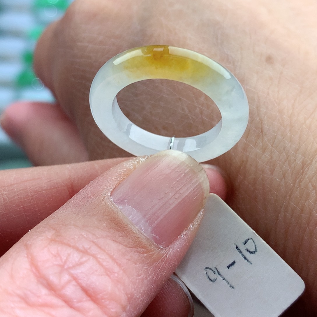 未镶嵌戒指翡翠9-10号