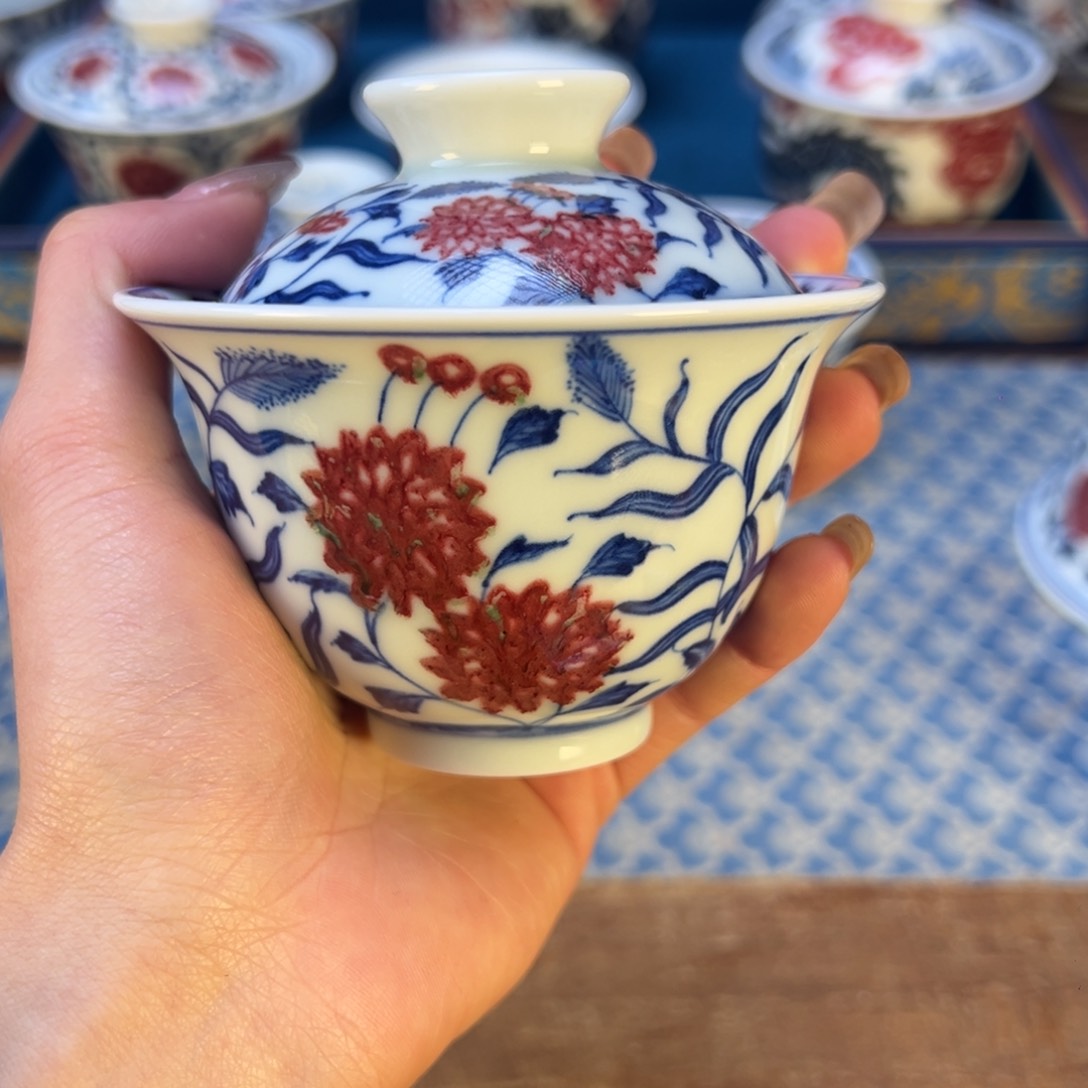 盖碗景德镇茶器百宝箱