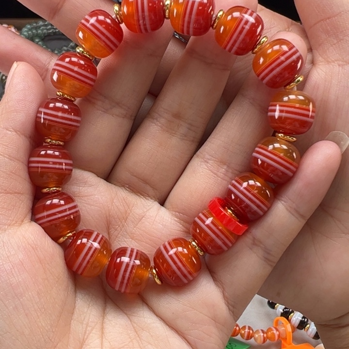 未镶嵌手串玛瑙/玉髓