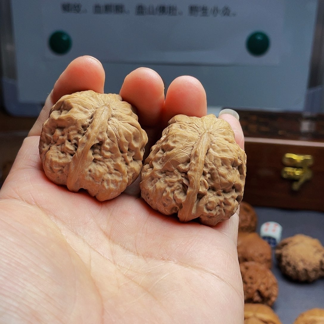 猴头核桃把件蛤蟆头一帆风顺