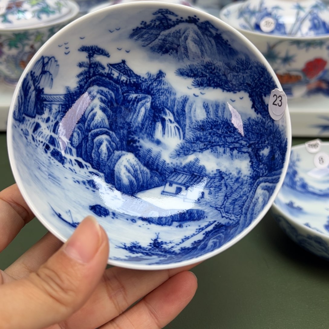 杯景德镇纯手绘茶具23