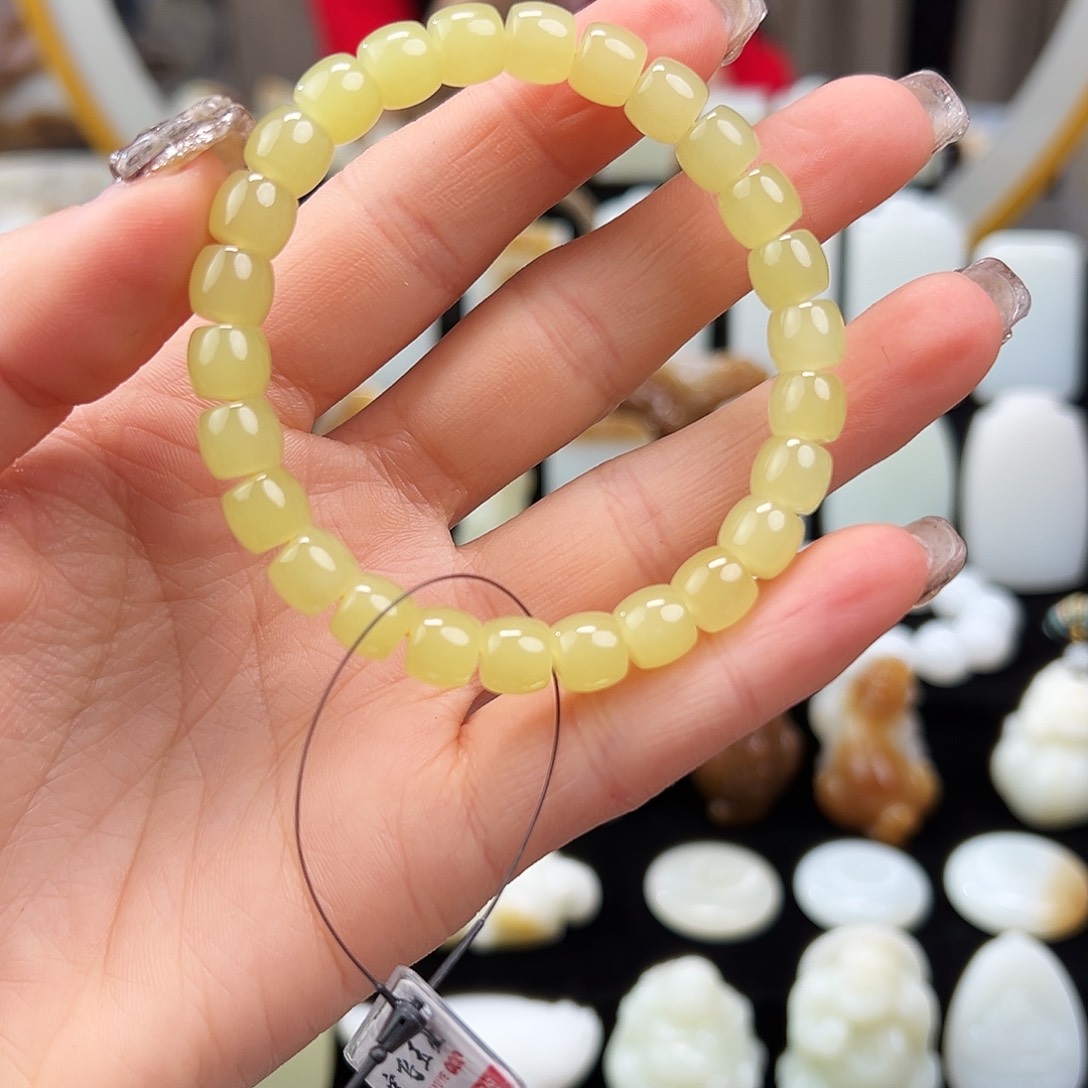 和田玉手链未镶嵌